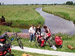 Radwanderer bei Friedrichstadt