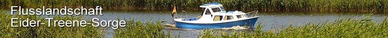 Sportboot bei Schwabstedt